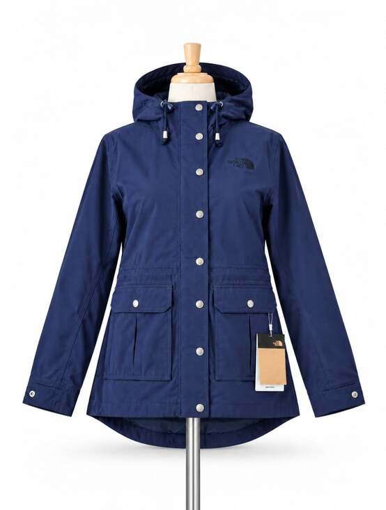 The North Face Jackets & Blazers - The North Face Keppler Rain Jacket Women L Summit Navy Hooded NWT
